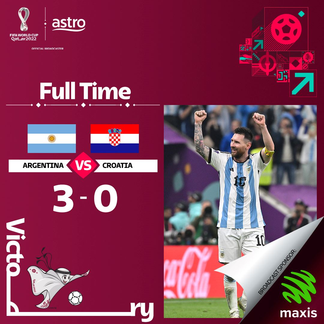 messi breaks another record as argentina make the world cup final