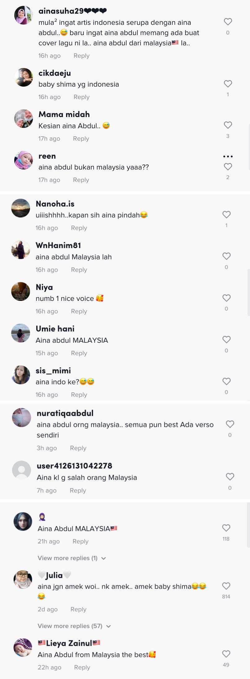 “aina abdul malaysia punya,” video tiktok ini curi perhatian ramai