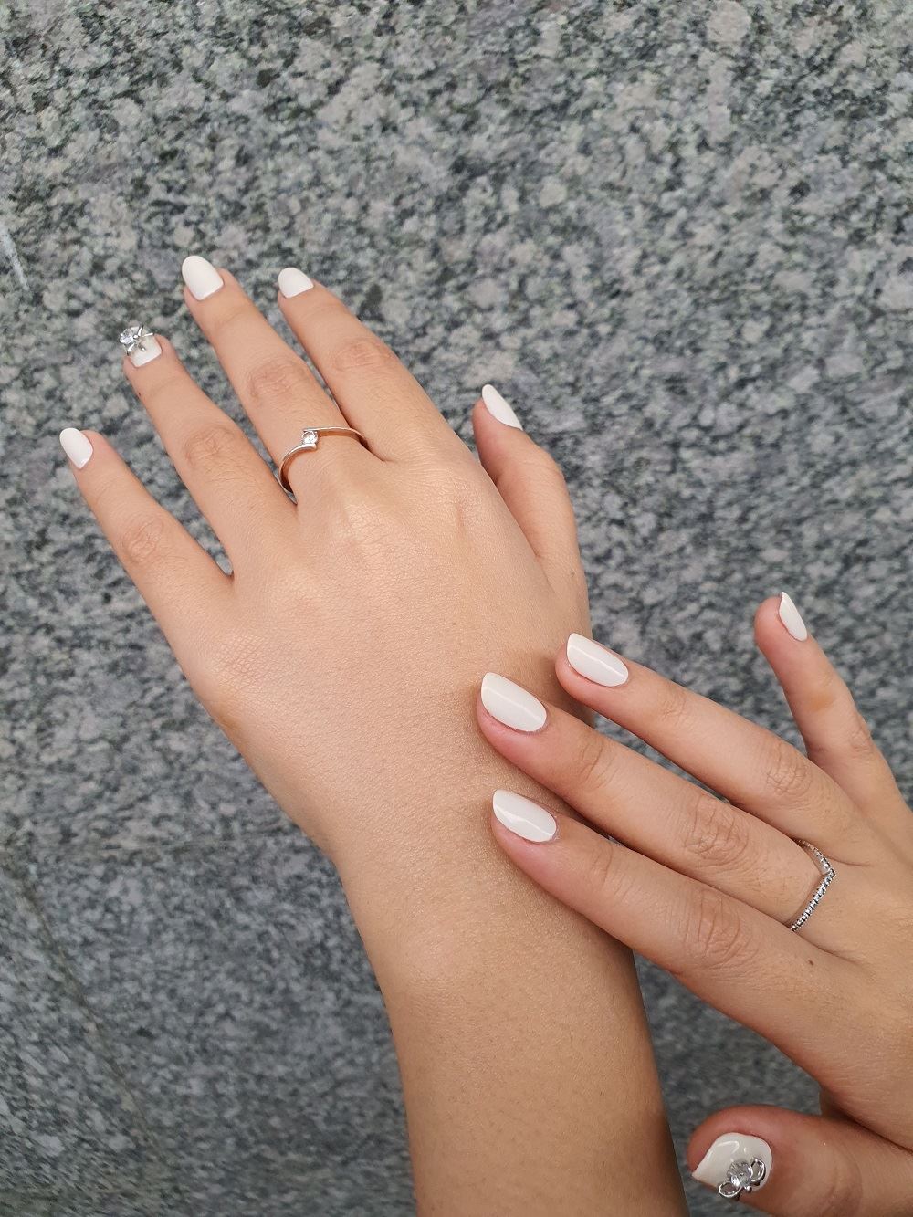 Hands after applying WonderDewi Cica Sunscreen