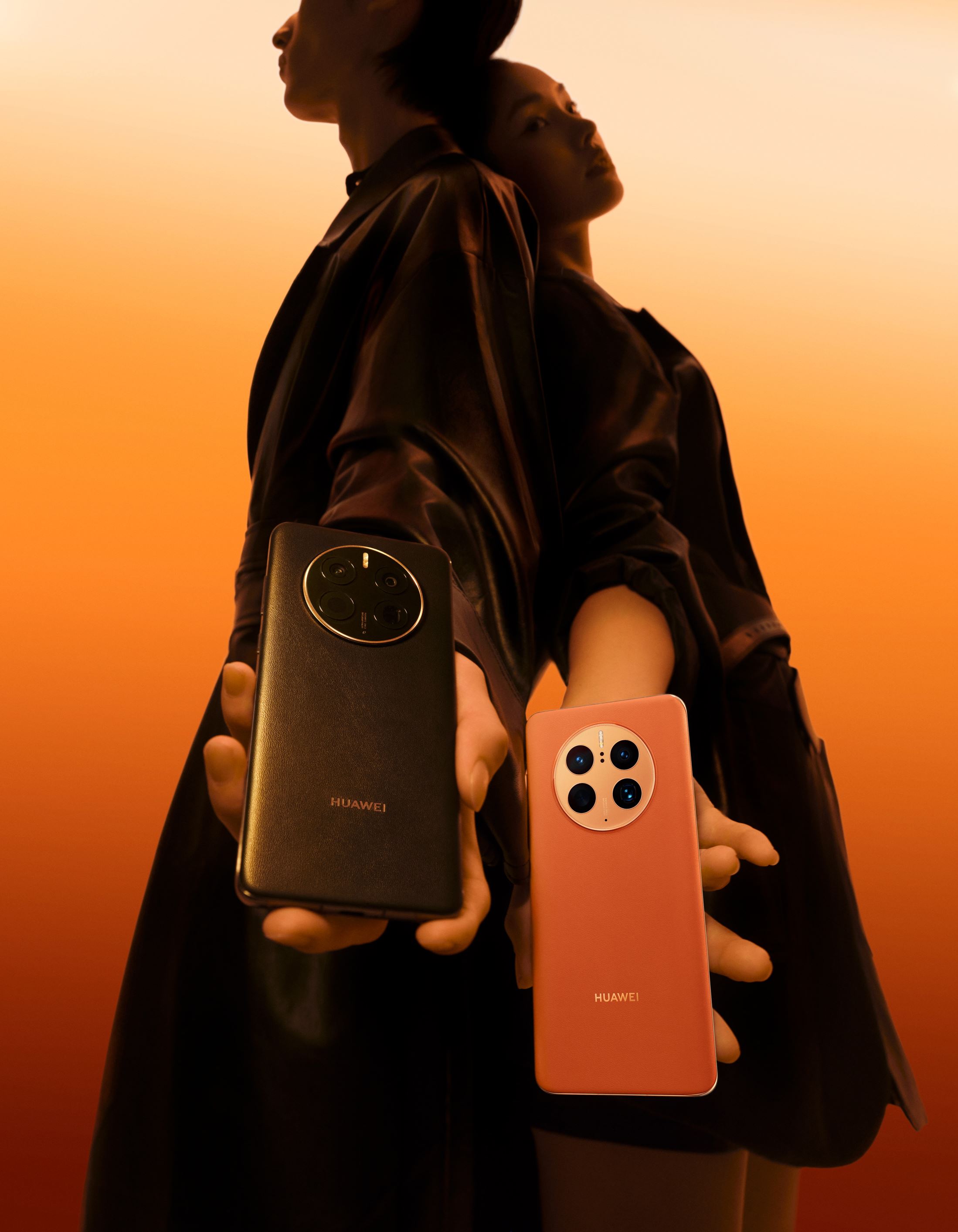 HUAWEI Mate50 Pro Carbon Black and Orange Kunlun Glass Edition