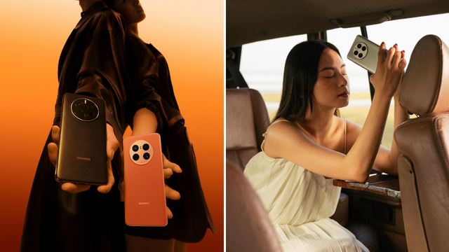 Mia posing with HUAWEI Mate50 Pro