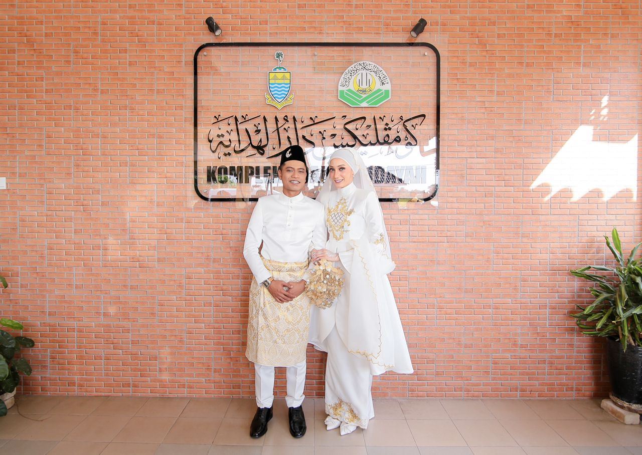 usop luah rasa syukur, selamat bergelar suami kepada nur fatihah