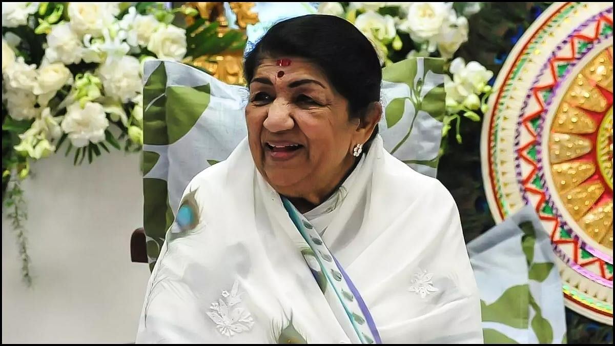 legendary singer lata mangeshkar passed away today at the age of 92.