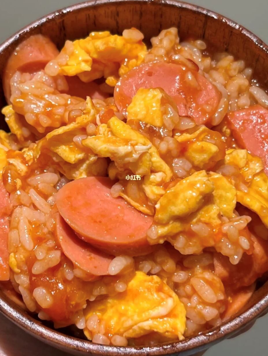 每一粒米都很入味❗️「鸡蛋火腿烩饭」这样做🍅