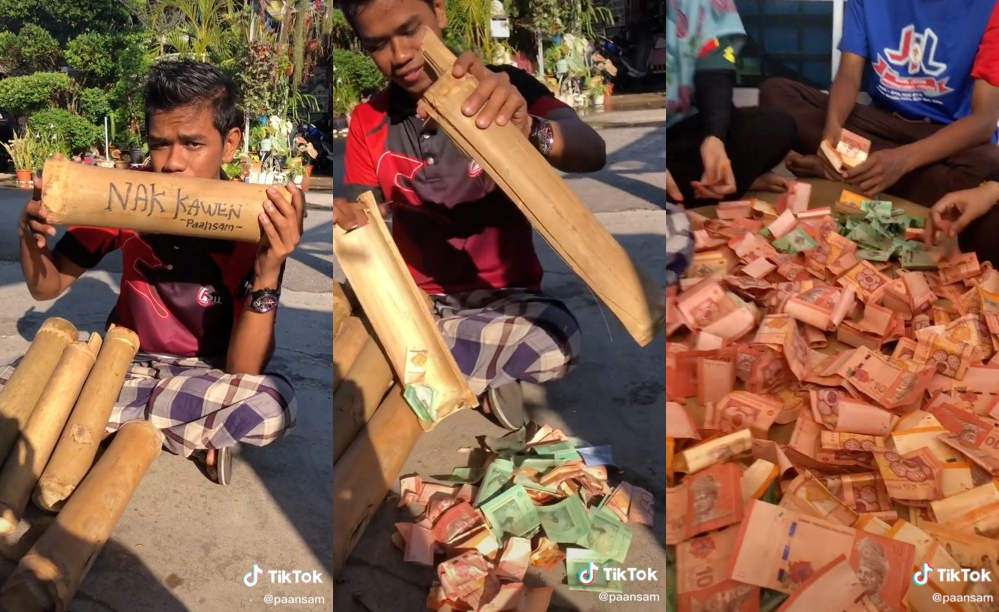 malaysian man saves rm10 every day in “tabung buluh” to prepare for his wedding
