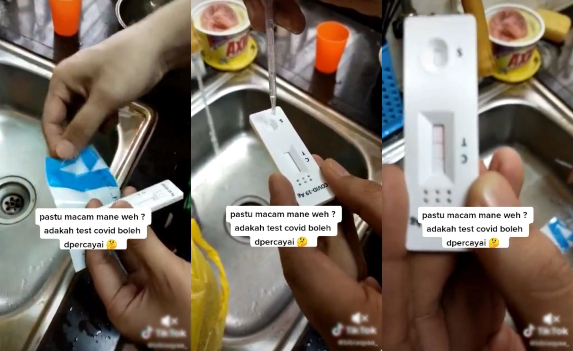m’sian claims covid-19 self-test kits useless after tap water result came out positive, mda warns about misleading information