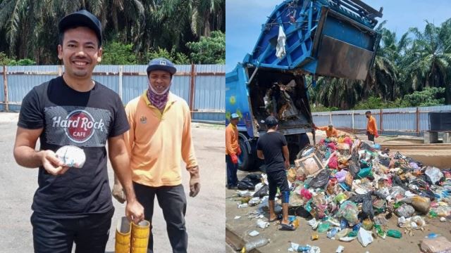 wanita sangka lampin anak, rupanya ‘buang’ barang kemas - “suami saya pantas kejar lori sampah, minta bantuan pekerja”