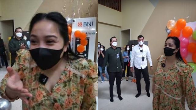 selebriti indonesia buat kejutan, beri hadiah mesin atm untuk isteri - “saya ingatkan ini prank, rupanya bukan”