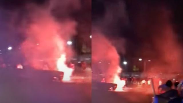 penyokong bertengkar tidak puas hati, mfl siasat kejadian kecoh berlaku di stadium