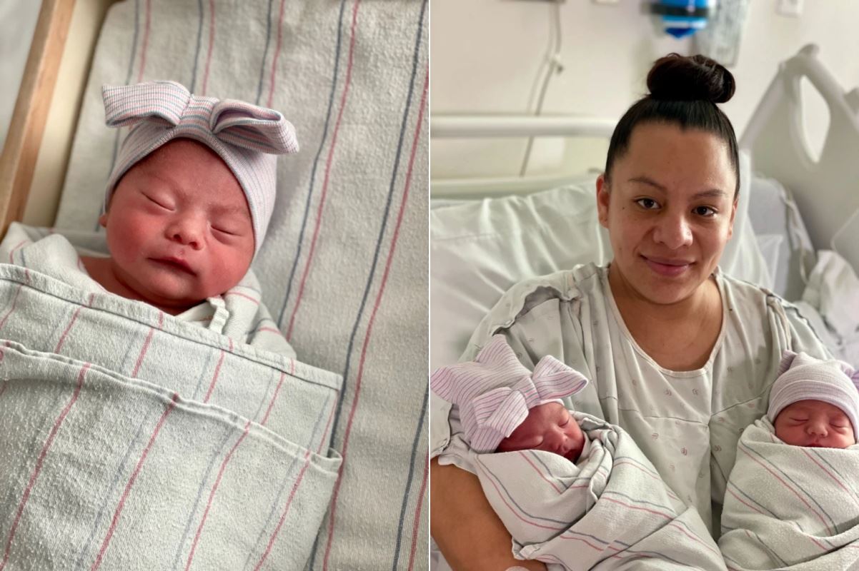 kembar ini lahir jarak 15 minit, tapi tahun berbeza