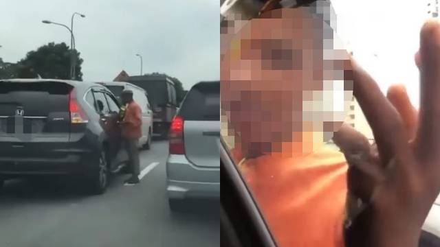 peminta sedekah biadap di jalanan? netizen harap pihak berkuasa ambil tindakan