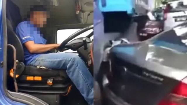 pemandu treler bukan mabuk, pihak berkuasa tampil sahkan pemandu kena serangan jantung