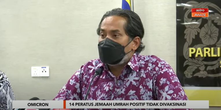 14 peratus jemaah umrah positif covid-19 tidak divaksinasi