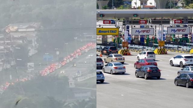 pengguna mengeluh, kesesakan lalu lintas berpunca daripada penggunaan rfid di tol? apa penyelesaiannya?