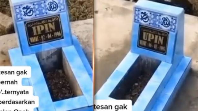 kubur upin & ipin ditemui di indonesia