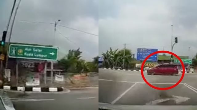 [video] lelaki ‘buaya’ punca kemalangan dua beranak, pembonceng motosikal tercampak atas kereta