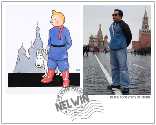 lelaki ini sanggup keliling dunia jejak lokasi dalam komik