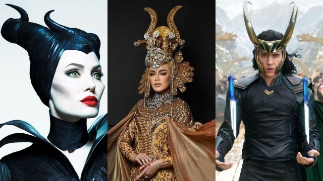 uyaina arshad ‘tangkap’ perhatian netizen, persalinan mewah dianggap tiru dengan watak maleficient dan loki?