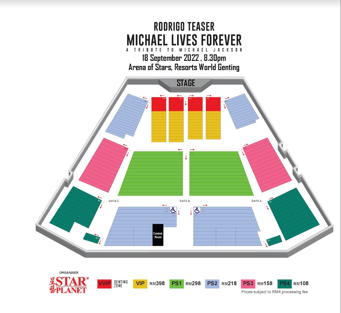 “麦可永存 michael lives forever” 演唱会即将来马🇲🇾