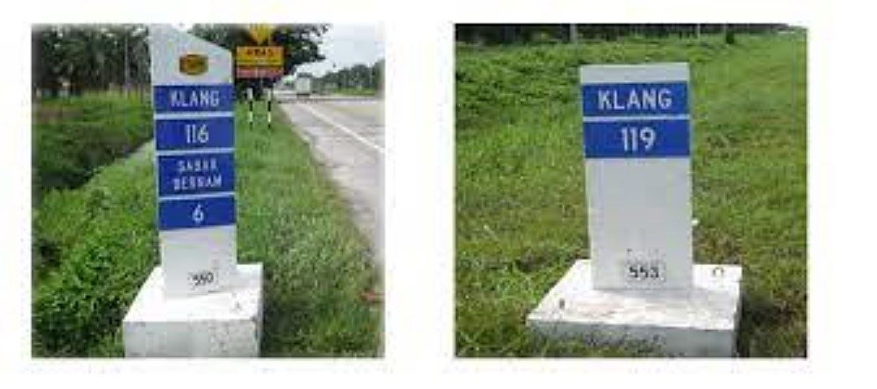 ini maksud disebalik tiang kilometer yang banyak tepi jalan