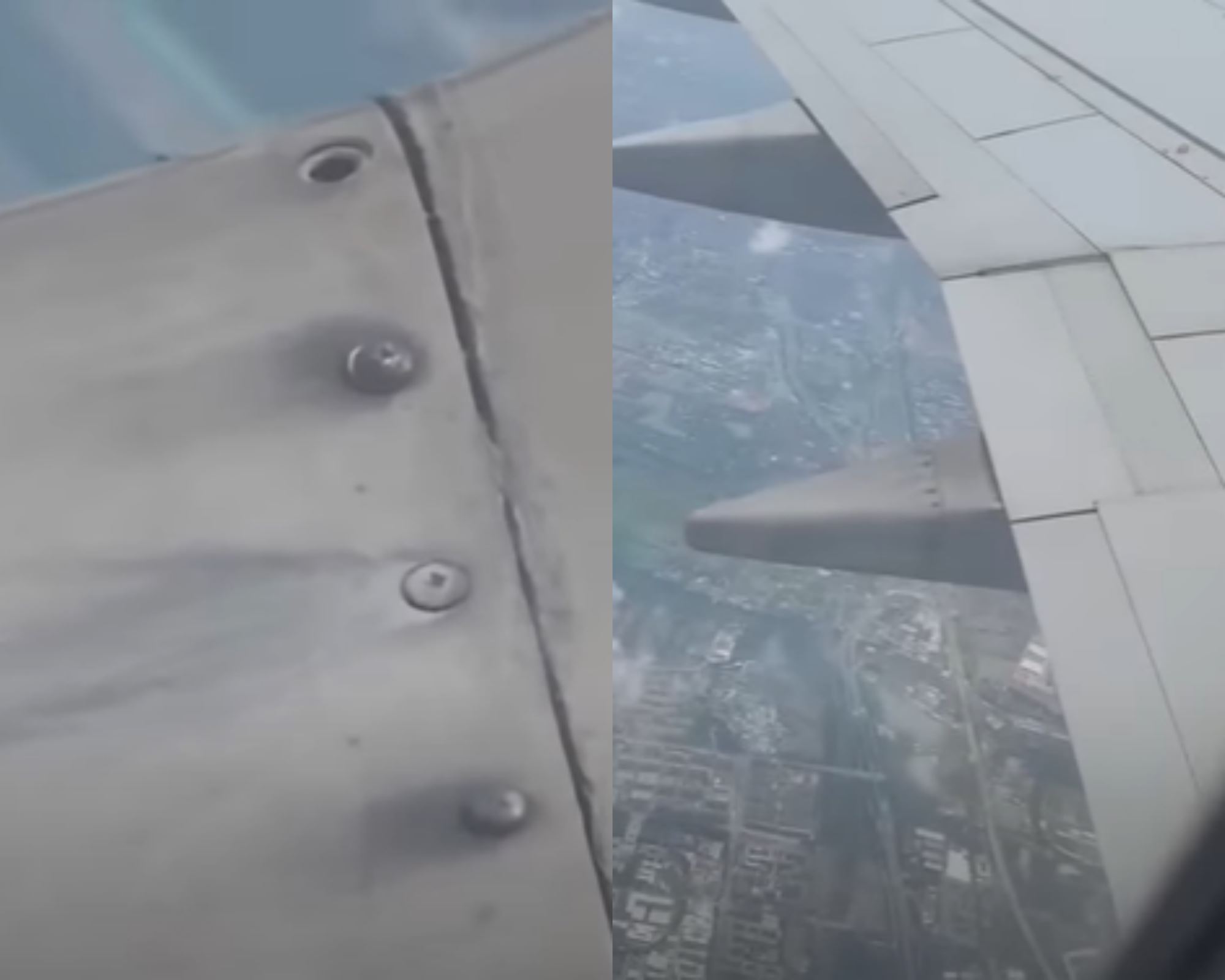 penumpang panik lihat skru sayap pesawat tercabut semasa penerbangan