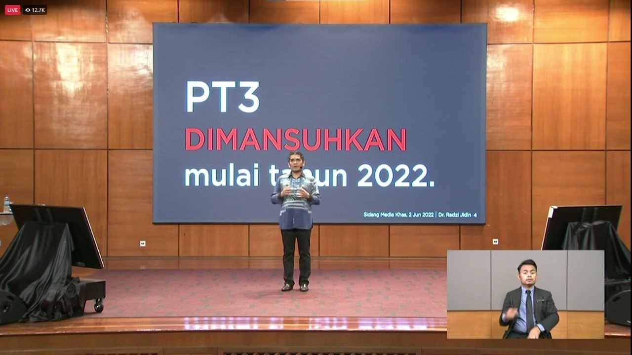 kpm putuskan mansuh pt3 mulai tahun ini