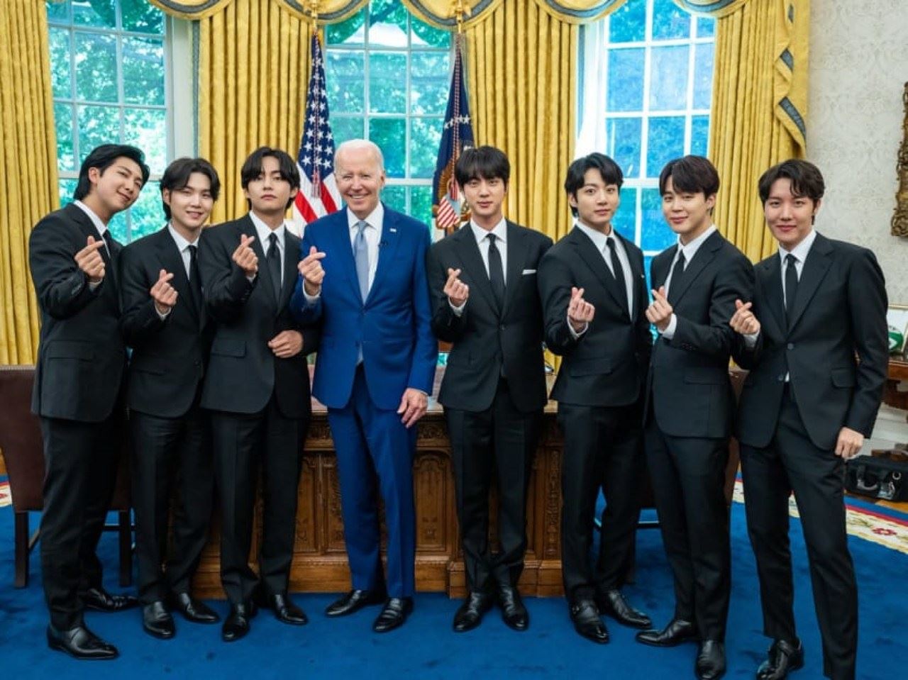 bts bawa mesej positif, adakan perbincangan bersama presiden as
