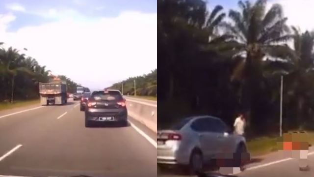 dua lelaki maut dilanggar lori ketika tukar tayar pancit