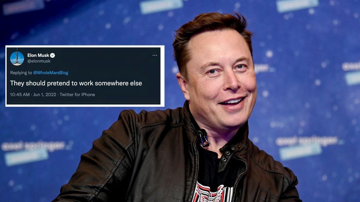 elon musk keluar memo arah pekerja kembali semula ke pejabat atau tinggalkan tesla
