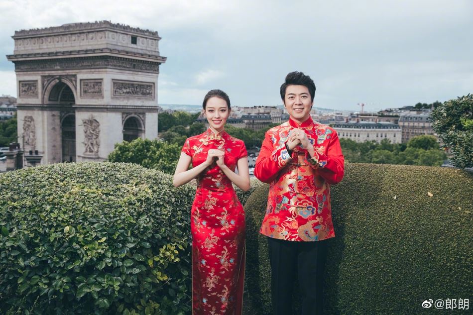 💍【多图】与吉娜结婚三周年❗️郎朗晒合照庆祝好甜🤍