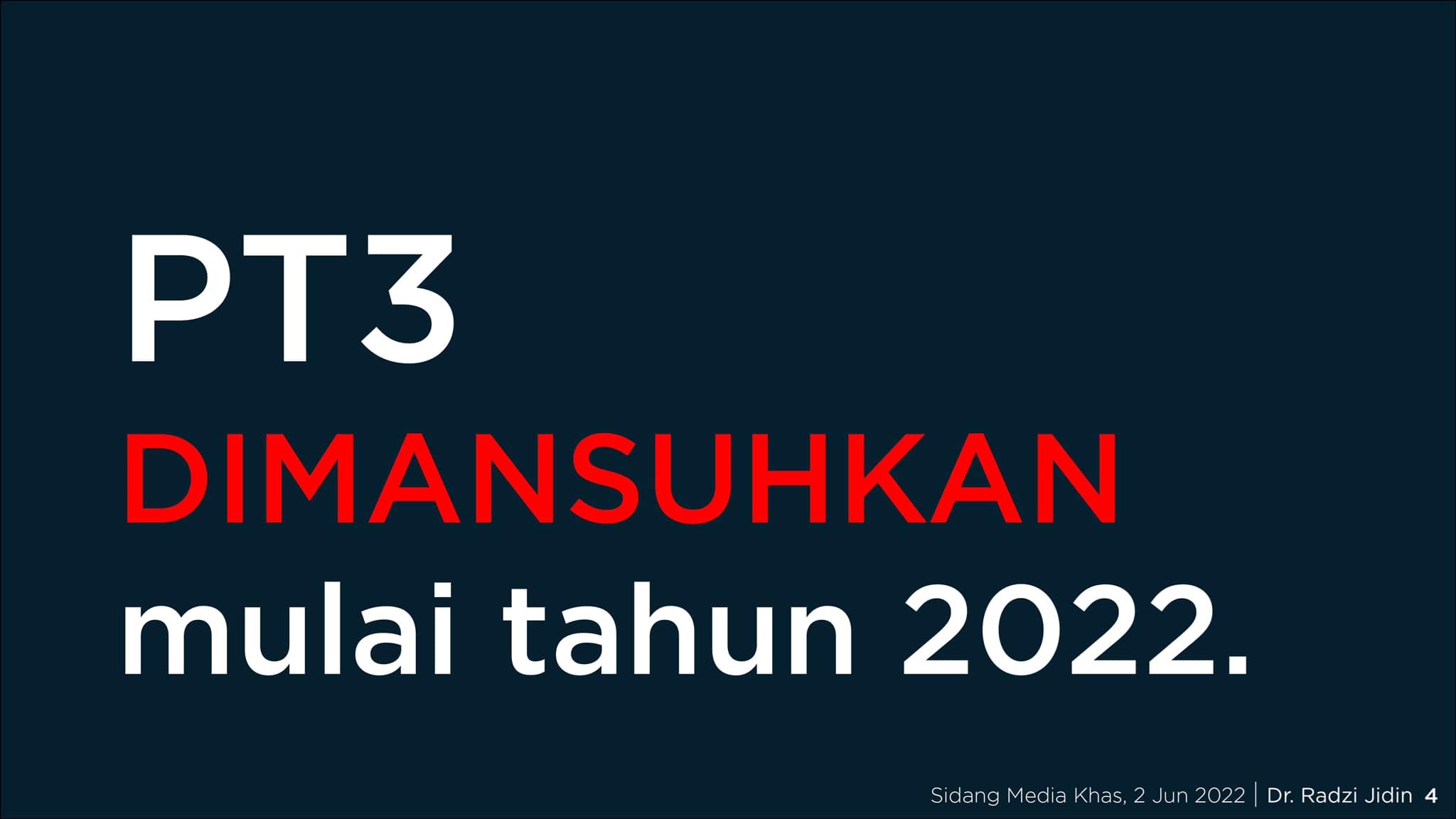 pt3 mansuh, pbs diperkasa 