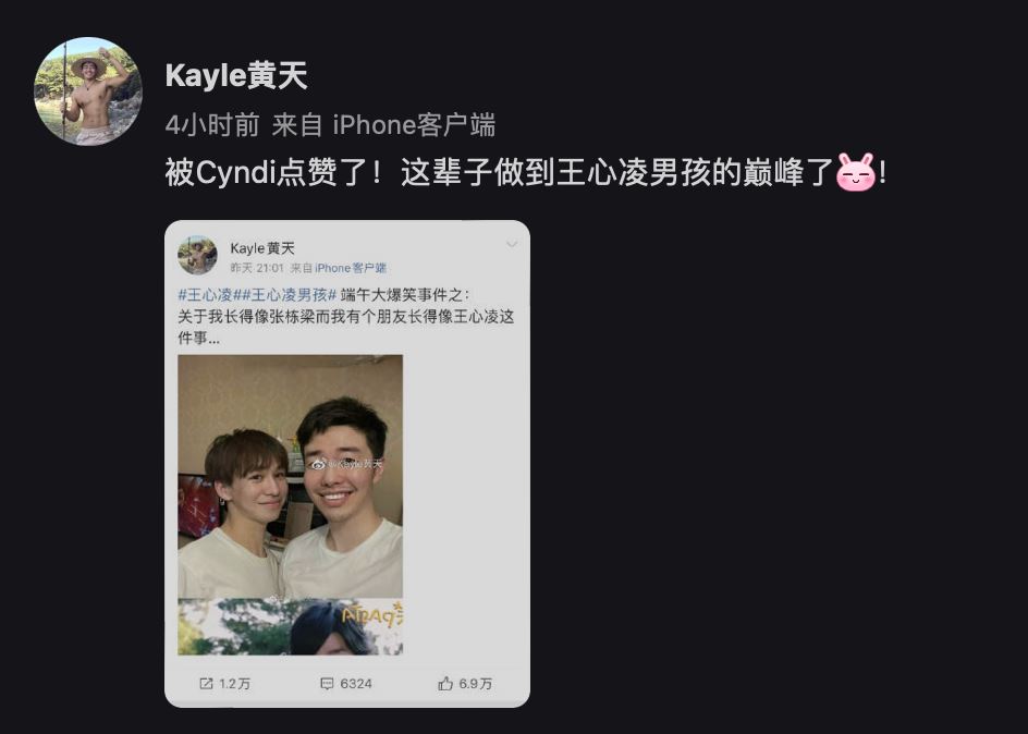 【趣闻】网友撞脸王心凌张栋梁？相似程度获正主点赞认证！ 