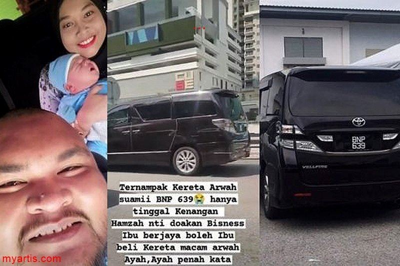 nur hidayah luah rasa sebak terserempak kereta allahyarham abam