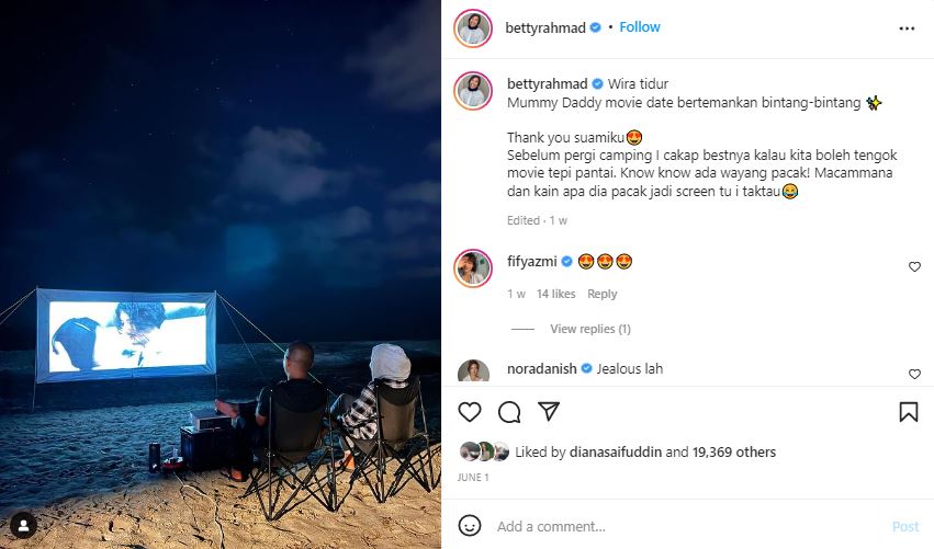 ramai cemburu lihat khemah betty rahmad, siap ada tandas!