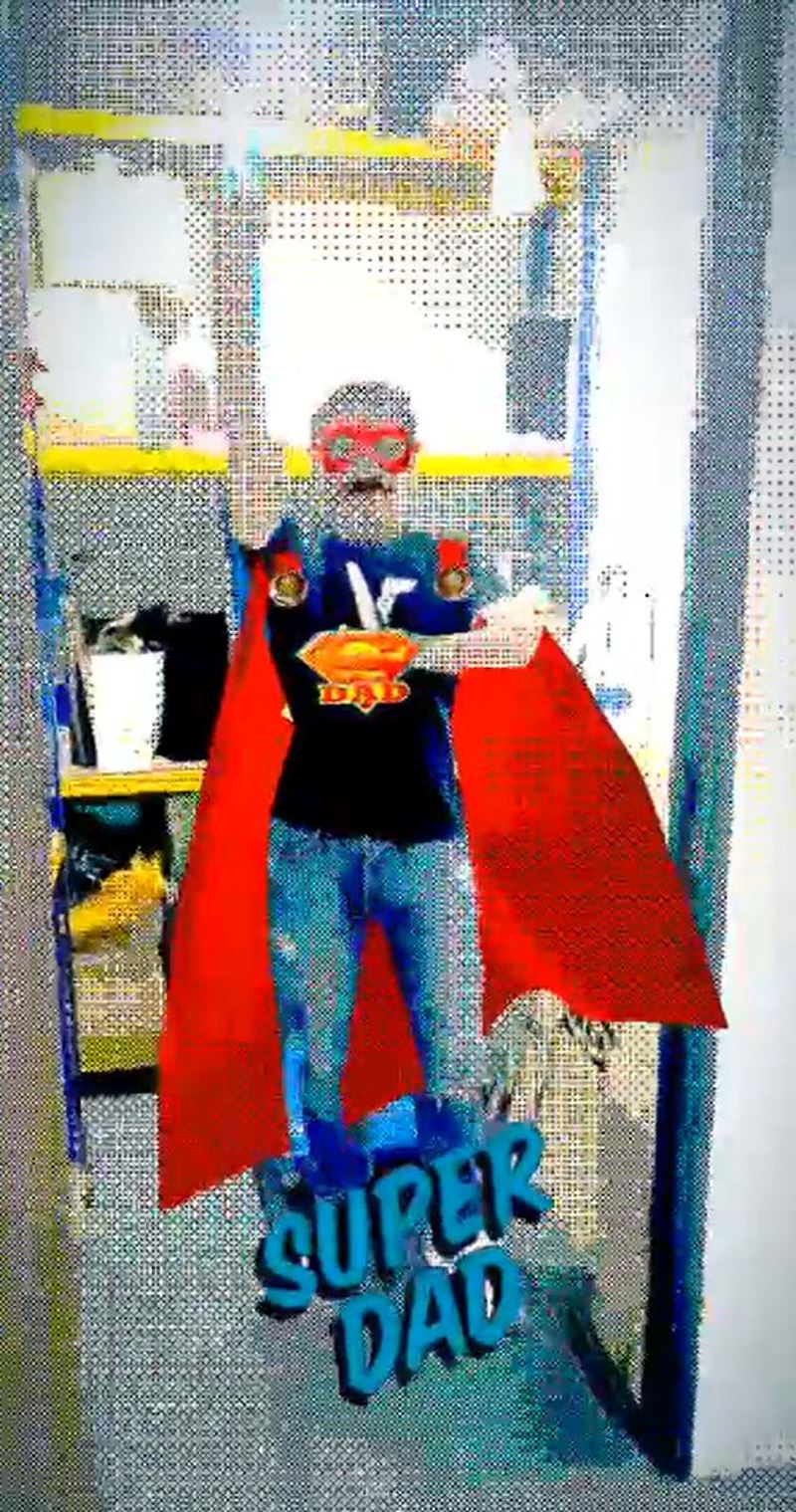 say i love you, ayah in different ways this father's day with snapchat lenses!