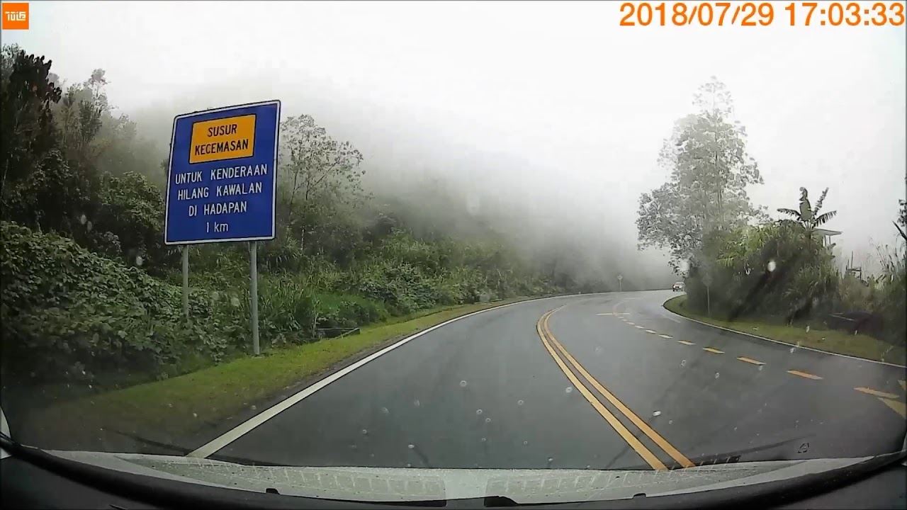 brek cakera sampai merah berasap bila lalu jalan di sabah ini