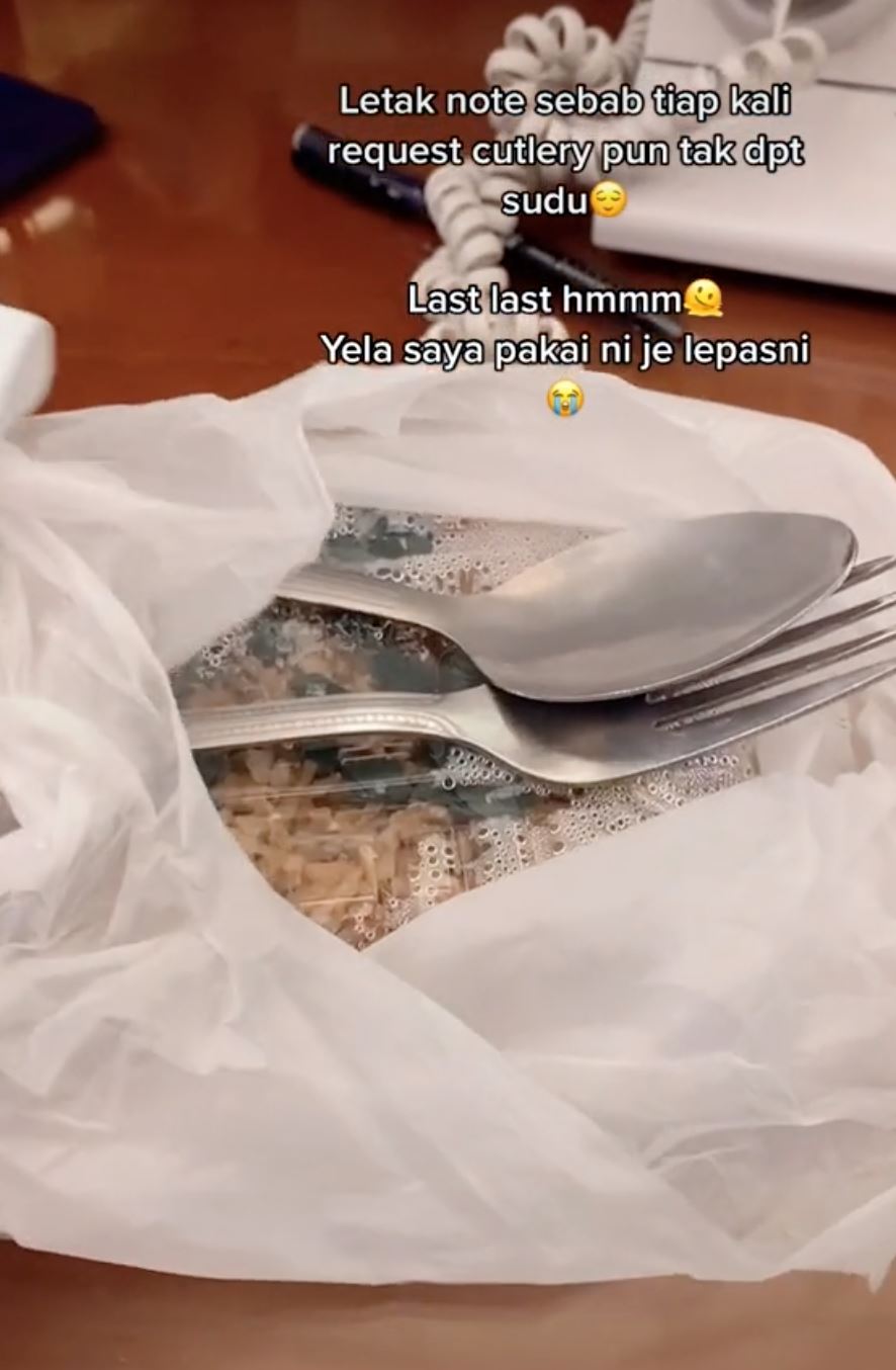 【趣闻】女子点外卖备注：记得给餐具否者睡不着！店家直接送来这个！