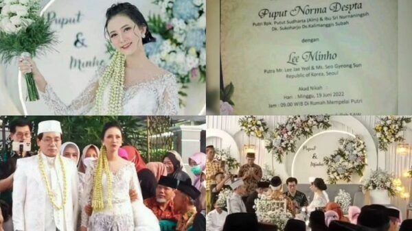 majlis nikah lee min-ho dengan gadis indonesia jadi tular