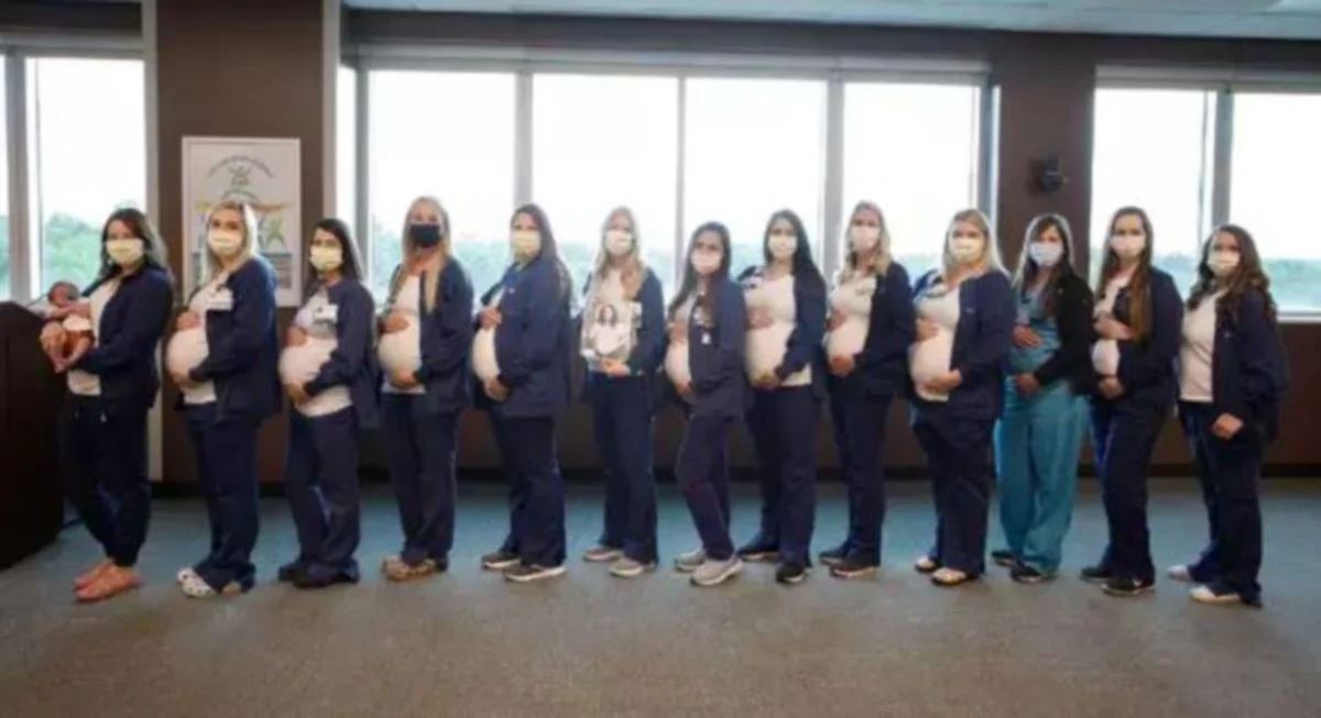 jarang terjadi, 14 jururawat di hospital ini hamil serentak