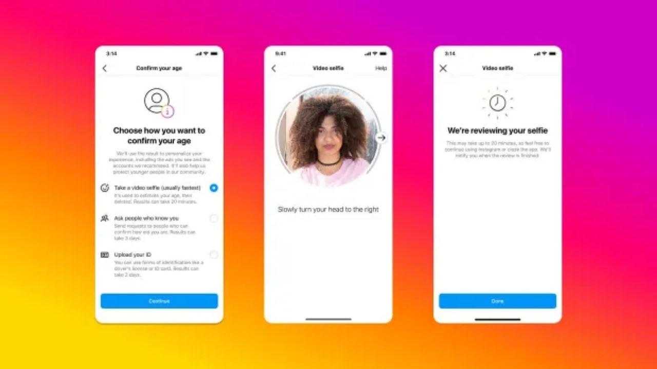 instagram akan sahkan umur pengguna muda dengan video selfie