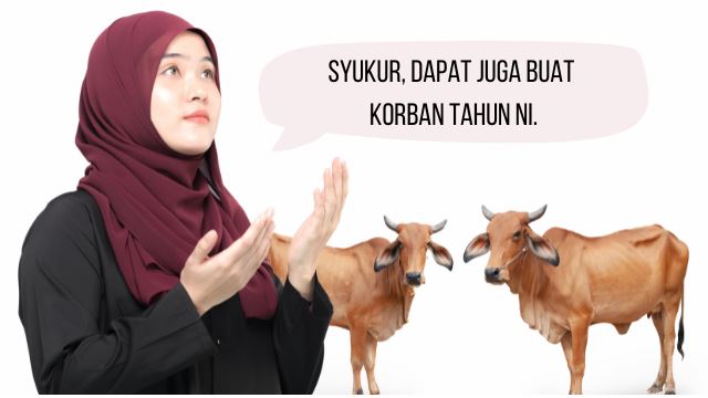 Seorang Wanita Bersyukur Dapat Laksana Korban