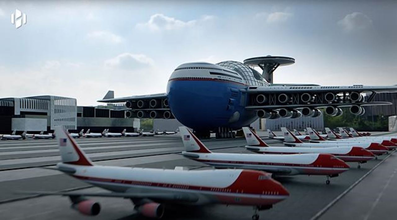 direka untuk tak mendarat, hotel terbang ini boleh bawa 5,000 penumpang