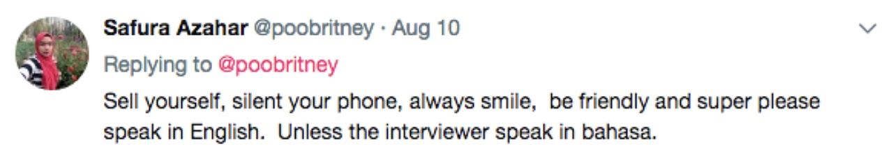 gara-gara bahasa inggeris, ramai kena reject masa interview kerja