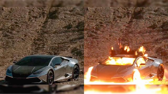 lelaki letupkan lamborghini miliknya dan jadikan serpihan tersebut sebagai nft!