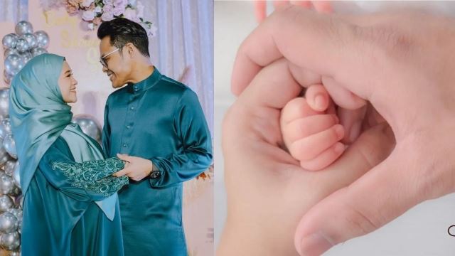 ernie zakri dedah nama cahaya mata sulung, nur khawla soleha nama diberi
