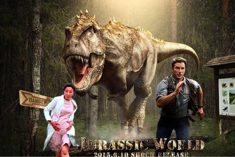 《家族荣耀》杨茜尧挺孕肚狂奔❗️网友创意p图😂变身尸杀列车、僵尸校园🧟‍♀️