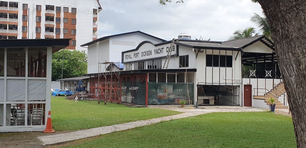 Upgrading works at the Royal Port Dickson Yacht Club