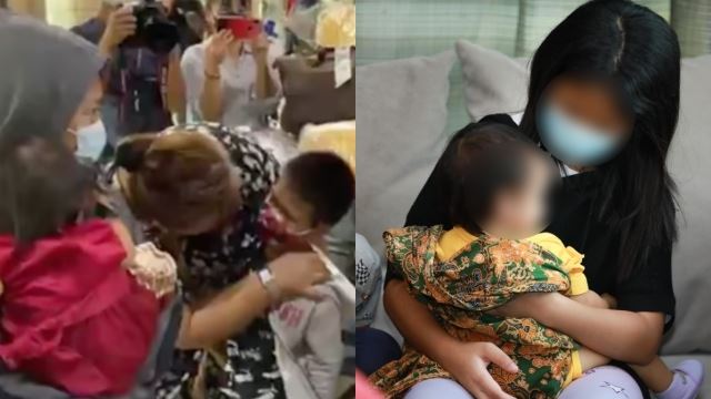 sedih dan pilu! anak mangsa pasangan maut akibat renjatan elektrik dibawa pulang ke sarawak