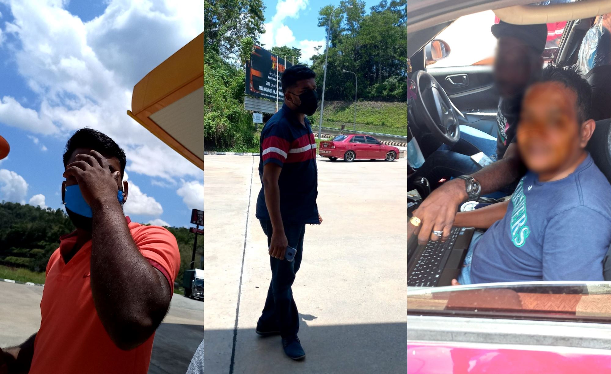 man almost got scammed by two men who claimed they were there to repossess his car