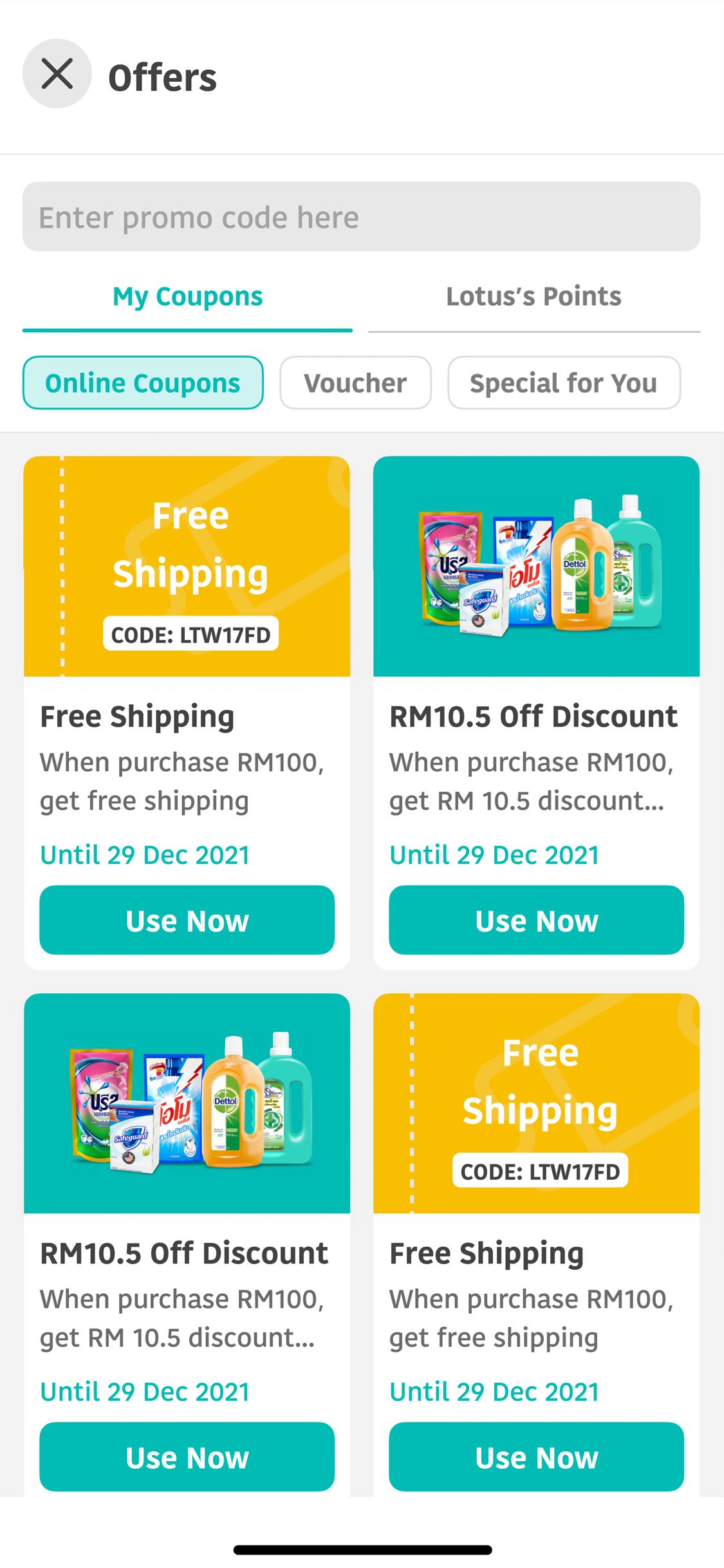 Lotus’s app instant discounts exclusive promotion coupons